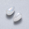 Transparent Spray Painted Glass Charms X-GLAA-R211-03-D06-2