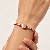 Adjustable Chinese Style Fortune 304 Stainless Steel Braided Steel Wire Bracelets for Women WF4660-1-2