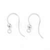 Transparent Resin Earring Hooks RESI-G050-01S-1