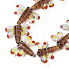 Autumn Theme Handmade Lampwork Beads Strands LAMP-Q031-017D-3