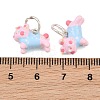 Alloy with Enamel Charms AL-CBA1FD3-06S-02-3