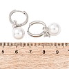 Bowknot with Round Brass Hoop Earrings EJEW-D351-12P-3