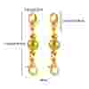 Brass Magnetic Clasps KK-YW0001-56G-3