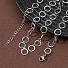 304 Stainless Steel 8MM Ring Link Chain Necklaces NJEW-P343-01B-P-3