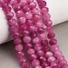 Faceted Dyed Natural White Jade Beads Strands GG-CBAE966-01B-R-1