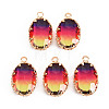 Gradient Color Glass Pendants GLAA-S193-006-B05-1