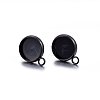 304 Stainless Steel Stud Earring Settings LS-STAS-H467-08B-14mm-2