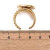 304 Stainless Steel Cuff Ring Components STAS-P454-01E-G-3
