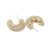 Brass Stud Earrings KK-L208-85B-G-2