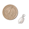 Natural Pearl Pendants PALLOY-JF04618-2