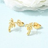 304 Stainless Steel Stud Earrings for Women SA-CBA7062-25G-2