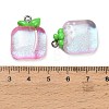 Fruit Theme Transparent Resin Pendants RESI-B047-08-3