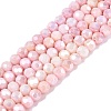 Anti-Tarnish Electroplate Glass Beads Strands EGLA-ZX010-4mm-04-1