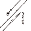 Brass Curb Chains Necklaces for Women NJEW-D302-06B-2