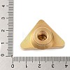 Golden Plated Triangle Shaped Wax Seal Brass Stamp Head STAM-K001-04G-10-4