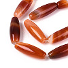 Natural Striped Agate/Banded Agate Beads Strands G-S280-10E-3