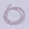 Opaque Solid Color Glass Bead Strands GLAA-F076-A12-2