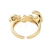 Bass LOVE Open Cuff Rings for Women RJEW-U012-01G-3