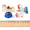Handmade Lampwork Merry-go-round with Ingot & Tomato Figurines LA-CBADA4A-02-3