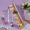 Wooden Stairs for Dollhouse DOLL-WH0002-55-4