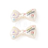 Printed Opaque Acrylic Beads OACR-B054-01T-1