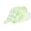 UV Plating Opaque Acrylic Shell Shape Big Pendants SACR-T018-35E-2