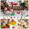 32 Sets 8 Styles Christmas Theme Star Shaped Foldable Paper Candy Boxes CON-BC0006-97-5