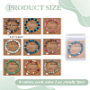 Gemstone Round Bead Bracelets BJEW-UN00039-2