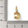 Brass Micro Pave Cubic Zirconia Pendants KK-K345-13C-G-3