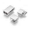 Tarnish Resistant 304 Stainless Steel Magnetic Clasps with Glue-in Ends STAS-G143-64P-3