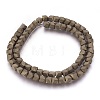 Electroplated Non-magnetic Synthetic Hematite Beads Strands G-P392-N08-1