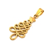 304 Stainless Steel Pendants STAS-P209-45-6