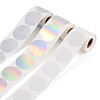3 Rolls 3 Styles Vinyl Plastic Printable Holographic Stickers OFST-TA0001-10A-2