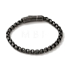 316 Surgical Stainless Steel Box Chain Bracelets BJEW-Q349-01B-1