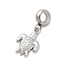 304 Stainless Steel Sea Animal European Dangle Charms STAS-D153-04A-P-2