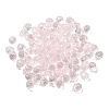 Electroplate Transparent Glass Beads GLAA-A045-05I-1