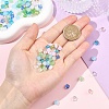 250Pcs 5 Colors Transparent Glass Beads GLAA-YW0005-69-4