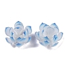 Simulation Lotus Shape Acrylic Bead Caps SACR-A008-06A-1