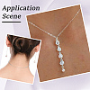 3Pcs Sterling Silver Chain Extender STER-BBC0009-70A-5