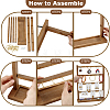 Wood Jewely Display Stands ODIS-WH0078-32-3