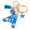 Star Resin & Shell Keychains KEYC-TAC00087-01A-2