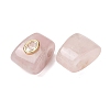 Natural Rose Quartz European Beads GG-CBA9389-02H-3