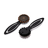 Alloy & Iron Bookmark Cabochon Settings PALLOY-N184-08AB-2