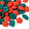 DIY Rose Flower Nursing Necklaces Making Kit for Kids Chewing Teething DIY-TA0006-35-3