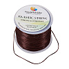 0.8mm Elastic Stretch Polyester Threads Brown Jewelry Bracelet Beading Wire Cords EW-PH0001-0.8mm-01B-6