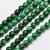 Natural Malaysia Jade Beads Strands G-A146-6mm-B04-3