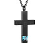 Cross Urn Ashes Pendant Necklace PW-WGBB57D-24-1