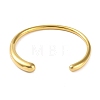 304 Stainless Steel Open Cuff Bangles for Women BJEW-M313-01G-3