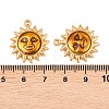 304 Stainless Steel Enamel Pendants STAS-Z187-05G-3