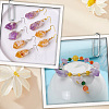 1 Strand Electroplated Natural Quartz Beads Strands G-PA0001-18D-5